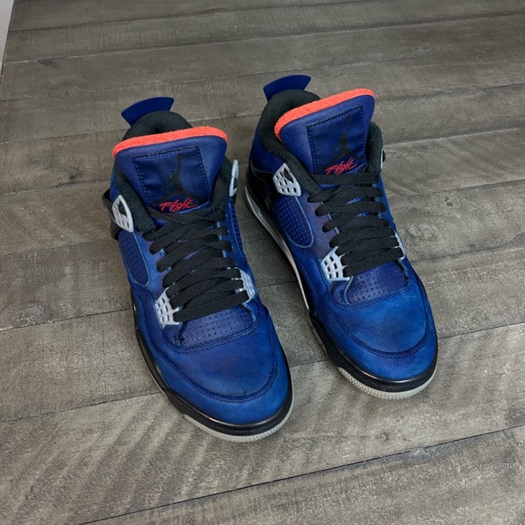 Nike Air Jordan 4 Winter Loyal Blue Sz 8.5 - Picture 3 of 5